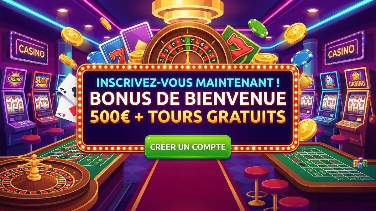 Inscription avec bonus